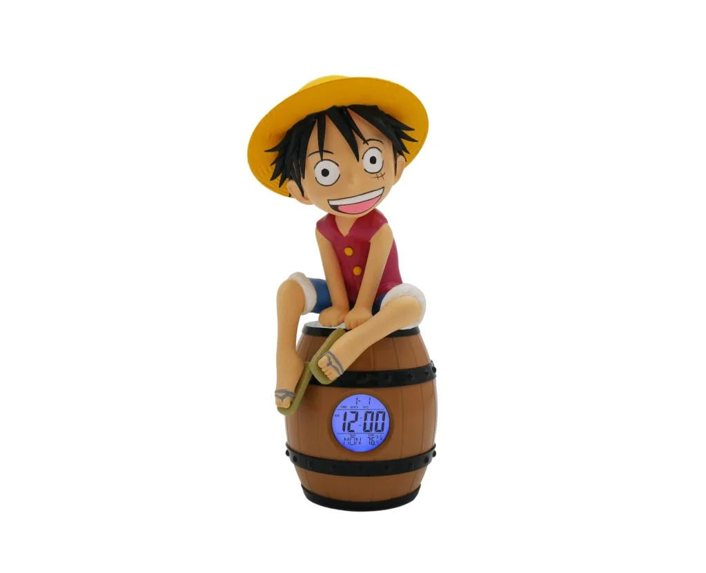 ONE PIECE - Luffy on a Barrel - LED Light-Up Alarm Clock