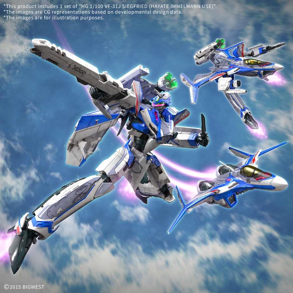 HG VF-31J SIEGFRIED HAYATE 1/100