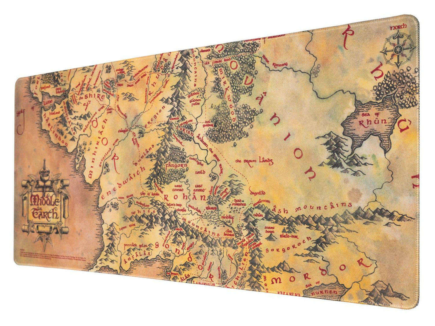 TAPPETINO XL LORD OF THE RING MAP