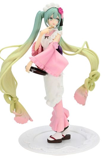 Hatsune Miku Exceed Creative PVC Statue Matcha Green Tea Parfait Cherry Blossom Ver. 20 cm