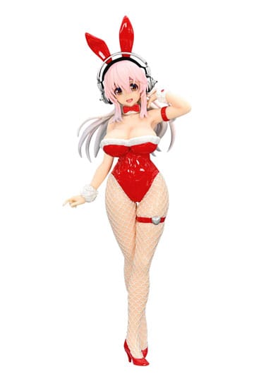 Super Sonico BiCute Bunnies PVC Statue Red Color Ver. 30 cm