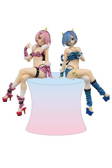 Re:Zero Noodle Stopper PVC Statues Rem & Ram 16 cm
