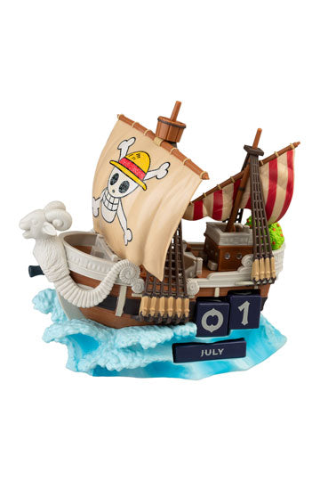 One Piece 3D perpetual Calendar Going Merry