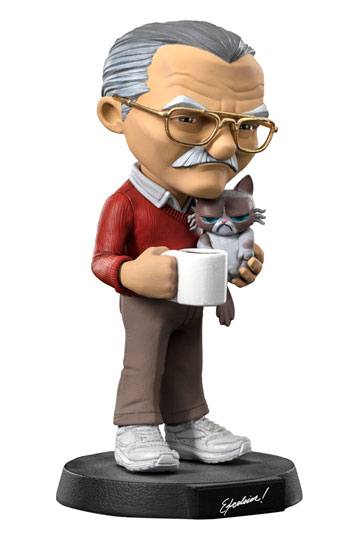 Stan Lee Mini Co. PVC Figure Stan Lee with Grumpy Cat 14 cm