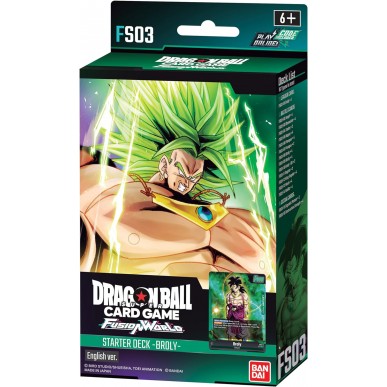 Fusion World Starter Broly FS03 Dragon Ball Super TCG Deck – EN
