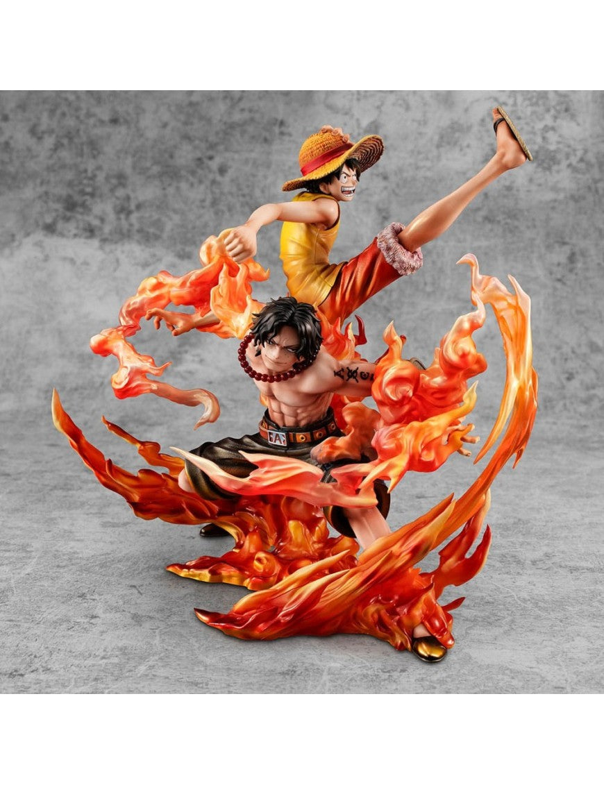 Megahouse P.O.P. Portrait of Pirates One Piece NEO-Maximum Luffy & Ace Brotherhood 20th Limited Edition
