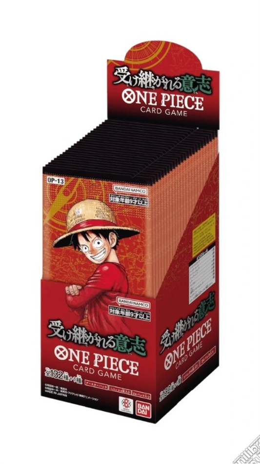 Bandai One Piece Card Game - Op-13 Carrying On His Will (24 Buste) - Jap