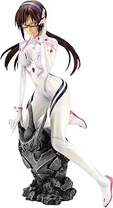 Kotobukiya Evangelion: 3.0+1.0 Thrice Upon a Time: Mari Makinami Illustrious (White Plugsuit Version) PVC Statue,Multicolor,PP981
