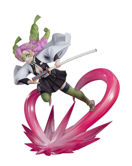 Figure di Demon Slayer Kimetsu No Yaiba dedicata a Mitsuri Kanroji, altezza 22 cm.