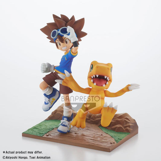 DIGIMON ADVENTURES TAICHI & AGUMON FIGURE