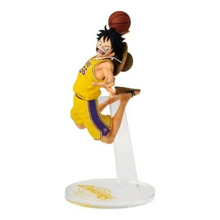 BANPRESTO - One Piece - NBA MASTER STARS PIECE THE MONKEY.D.LUFFY LOS ANGELES LAKERS - 17cm