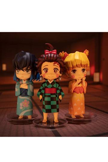 Demon Slayer: Kimetsu no Yaiba Figuarts mini Action Figures Entertainment District Arc Set (Sumiko, Zenko, Inoko) 9 cm