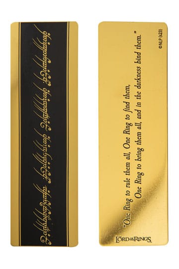 Lord of the Rings Bookmark One Ring 14 x 4 cm