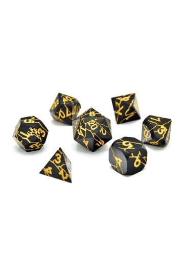 CritStones Metal Dice Set Torn Mystic (7)