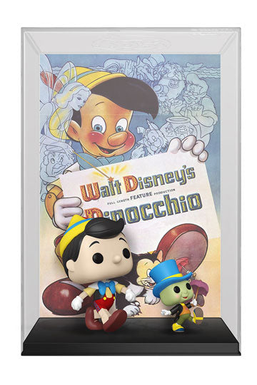 Disney's 100th Anniversary POP! Movie Poster & Figure Pinocchio 9 cm