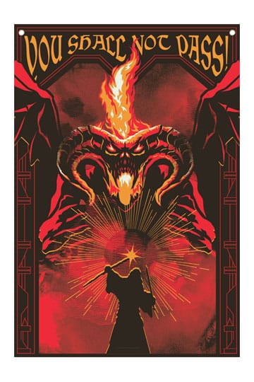 Lord of the Rings Wall Banner You shall not pass! 125 x 85 cm