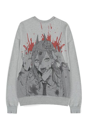 Chainsaw Man Sweater Power Grey Melange X L