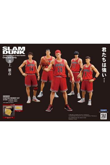 Slam Dunk Scale PVC Statues 5-Pack Shohoku Starting Member Set 15 - 17 cm