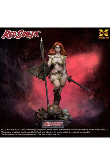 Red Sonja Plastic Model Kit 1/8 Red Sonja 27 cm