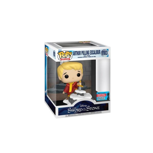 Funko Pop! Deluxe 1103 | The Sword In The Stone | Arthur Pulling Excalibur | Semola Limited Edition 2021 |