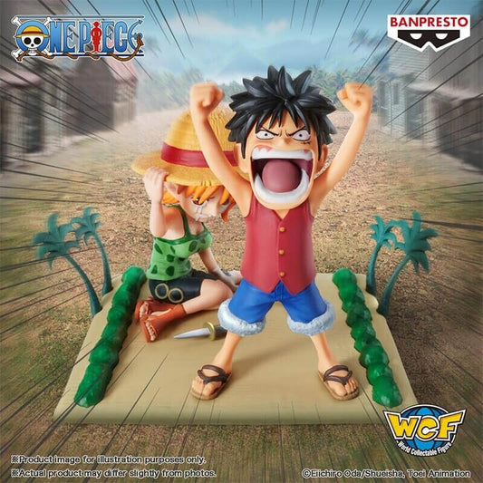 One Piece: Banpresto - World Collectable Figure Log Stories - Monkey.D.Luffy & Nami-