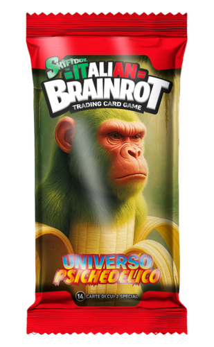 SKIFIDOL ITALIAN BRAINROT UNIVERSO PSICHEDELICO BUSTINA DA 14 CARTE